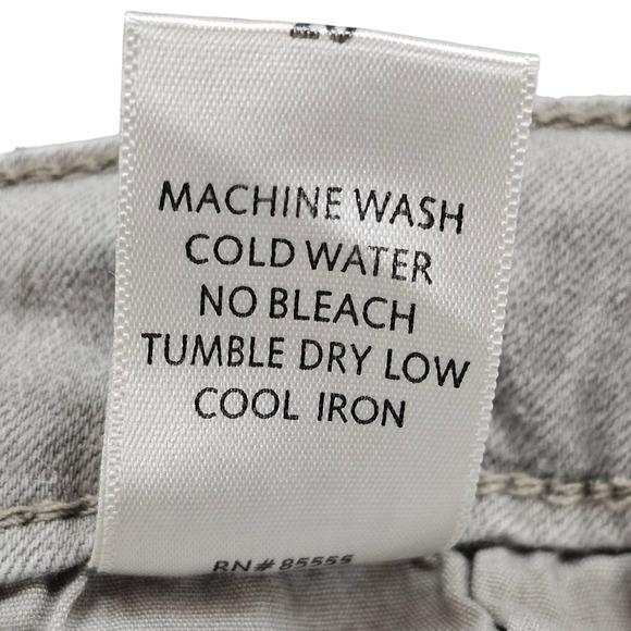 Pistola Jeans Womens Size 26 Gray Audrey Moto Skinny Stretch Light Wash - Picture 11 of 14